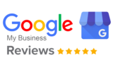 Google My Business Reviews, five stars