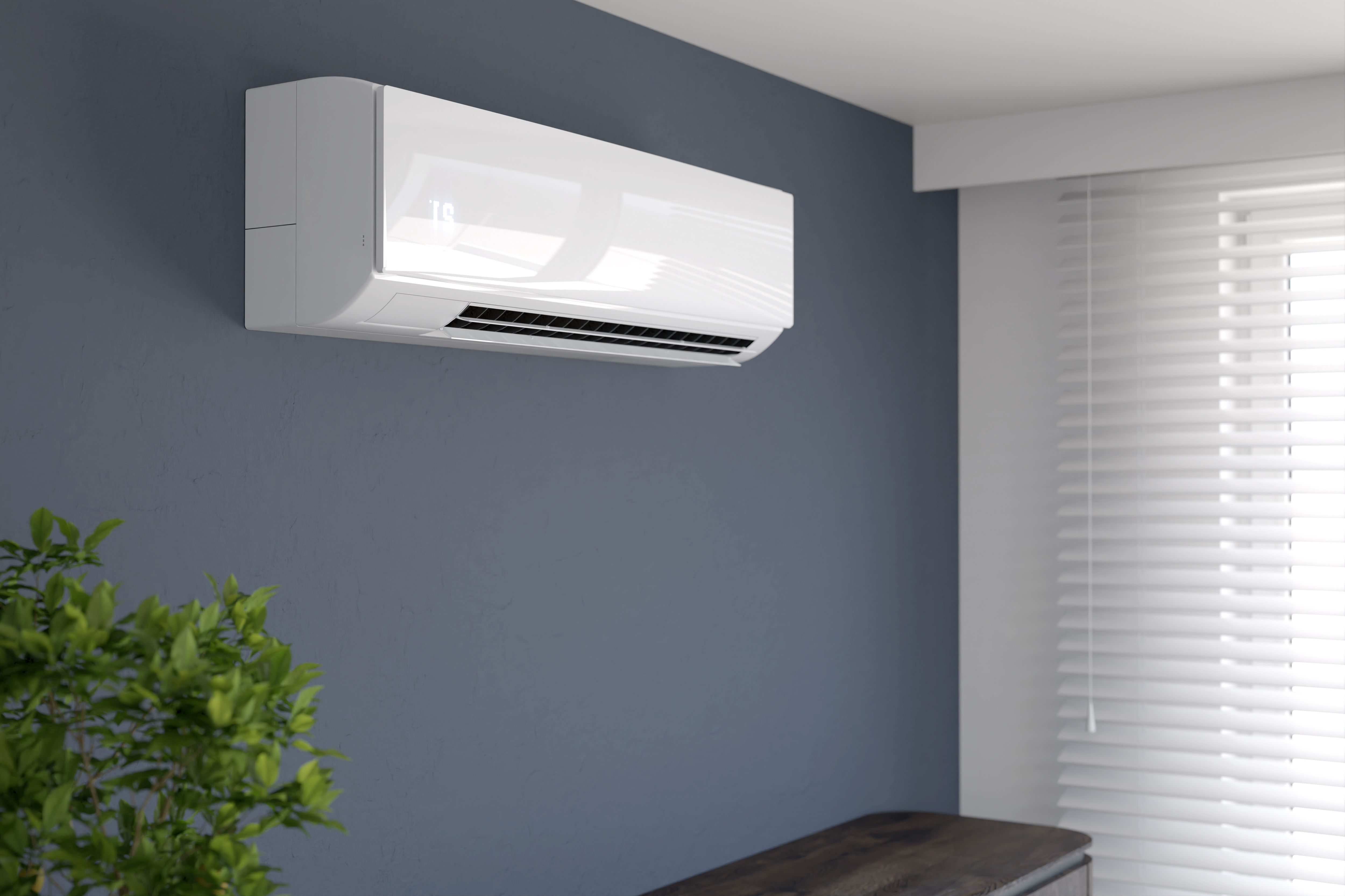 Ductless mini-split heat pump installed in a Massachusetts home
