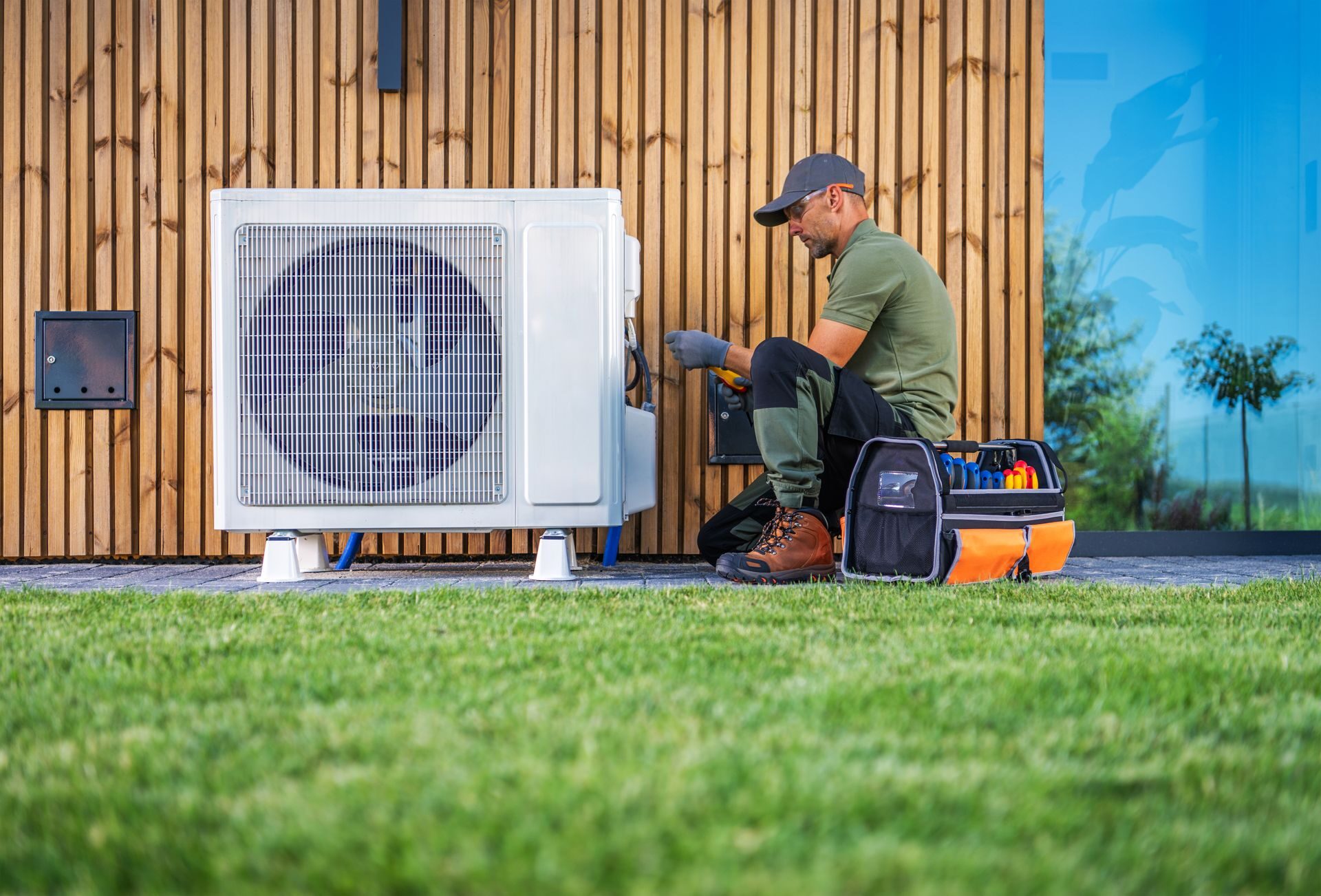 LaCroix technician installing a ductless mini-split